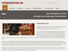 Tablet Screenshot of crimmigrationinc.com